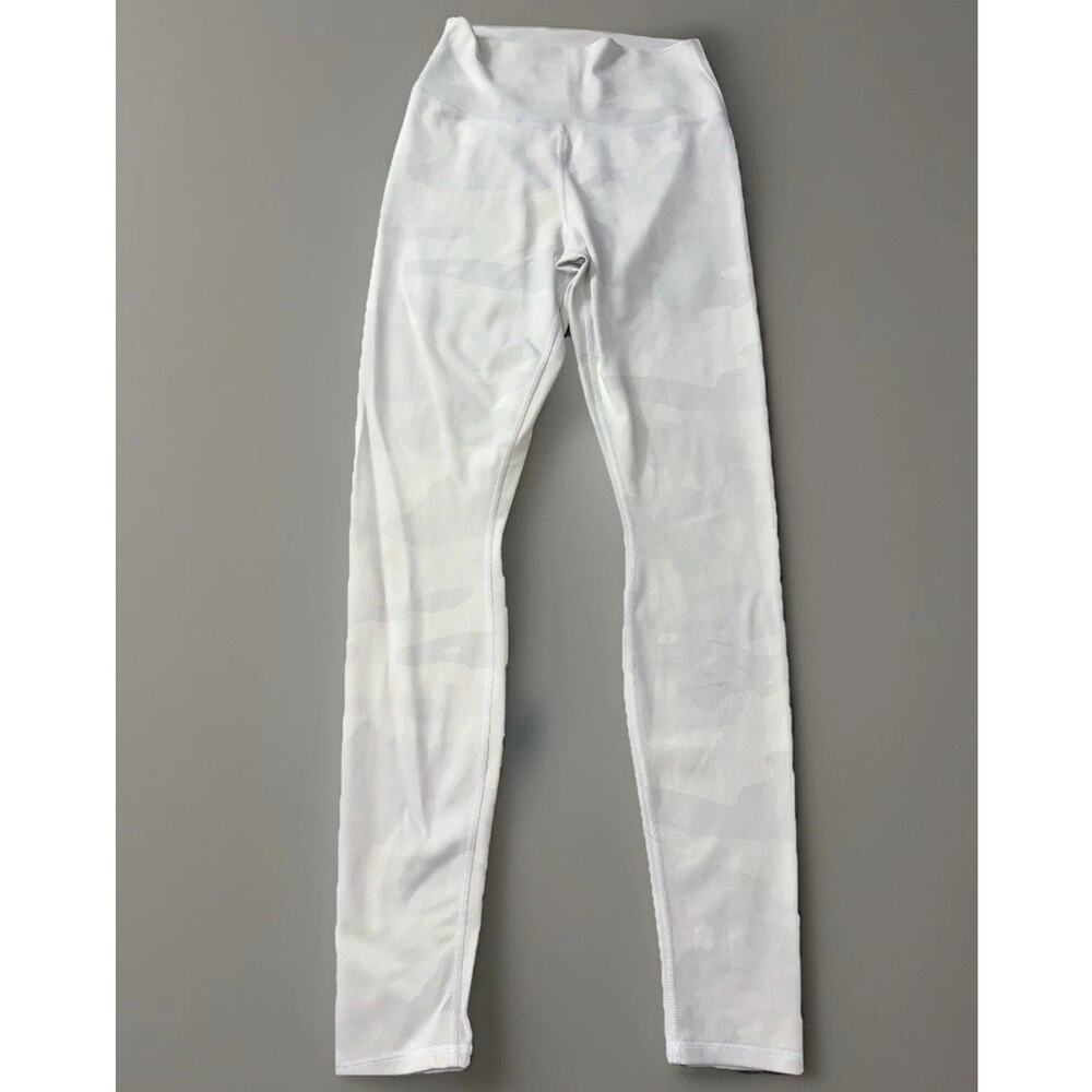 Alo Yoga High Waist Vapor Legging White Camo Medium